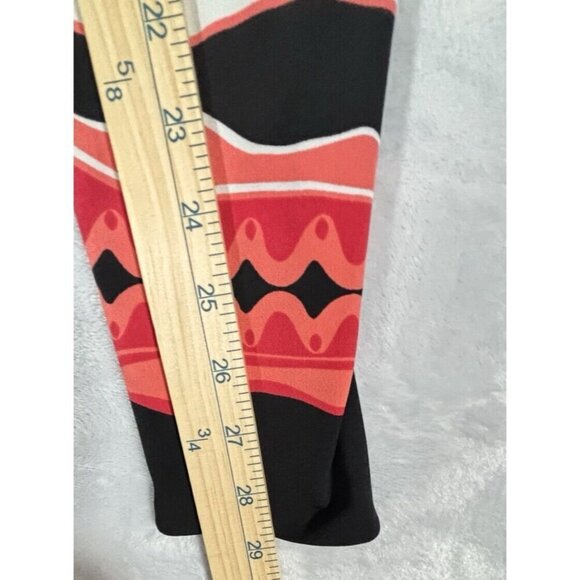 EVA VARRO Women's Yoga Pants SZ M Multi Color Double Layer Athletic Leggings - Picture 6 of 8